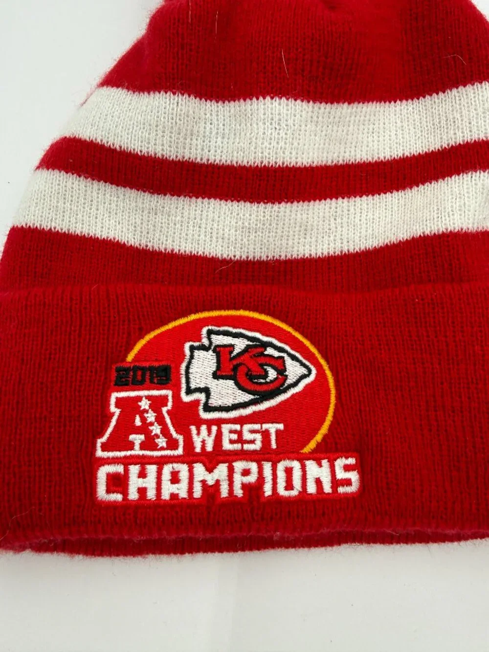 New 2019 New Era Kansas City Chiefs AFC West Champions Stocking Hat